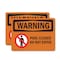 Signmission Pool Closed Do Not Enter OSHA Warning Sign, Plastic, 10in W x 7in L, 2PK OS-2PACK-WS-P-710-L-12772 - alternate 1